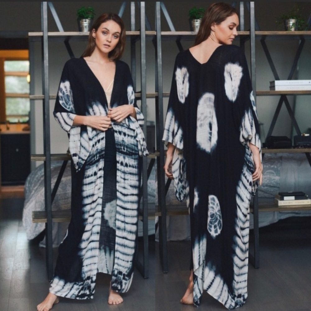 Tie-dye kimono